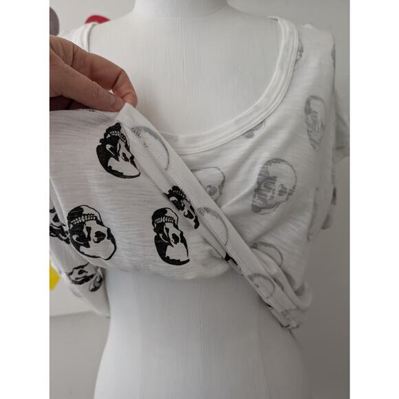 Chrldr modal skull tee - Picture 5 of 10